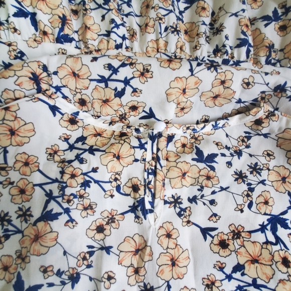 SHEIN Ruffle Hem Allover Floral A-Line Dress size S - Picture 14 of 16